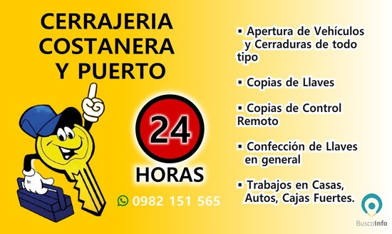 Cerrajería Costanera y Puerto 24 horas en Barrio La Encarnación
