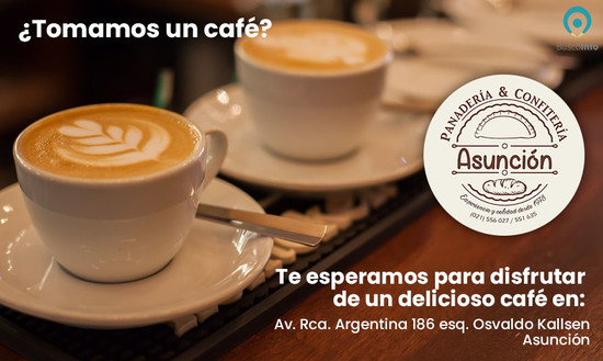 Disfrutá de un delicioso café en Panadería Asunción con BuscoInfo Paraguay